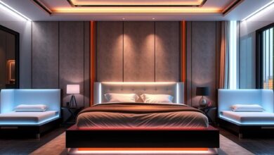 معرفی سرویس خواب چراغ دار (آشنایی با مدل های مختلف و جدید)