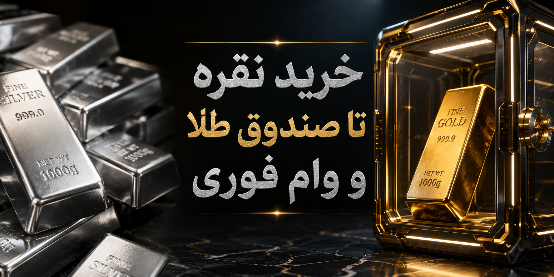 خرید نقره و صندوق طلا و وام فوری